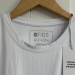 FIGS  Ribbed Longsleeve Underscrub in White, Size Large Photo 8