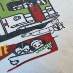 Vintage 80s Distressed Amjays 1950s Bus Stop Lunchenette Sweatshirt Size M/L White Photo 1