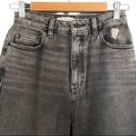 PacSun  Jeans Highrise 90s Boyfriend Straight Distressed Gray Rip Women’s Size 26 Photo 2
