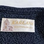 American Vintage Karlana Knit Wear Metallic Rhinestone Vest Photo 2