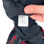 Lovers + Friends Golden Ray Maxi Dress Black Red Floral Rose Print Size Small Photo 14