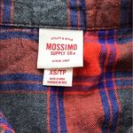 Mossimo Plaid‎ Checks Bottom Down shirt long sleeve Red Size XS Photo 1