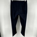 Vince Stitch Front Pants High-Waist Straight Leg Seamed Stretch Cropped Black M Photo 5