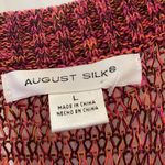 August Silk FINAL MARKDOWN  open knit top large Photo 2
