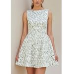 Hill House  Sutton Dress, Basketweave Vine Sand, XL Photo 1