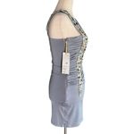 Monash Appareal One Shoulder Bodycon Dress with Batwing Sleeve Gray Size undefined Photo 2