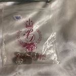 Premier Designs  Boho Hammered Silver Layered Pearl Dangle Earrings Photo 5