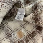 Polagram New With Tags  Neutral Plaid Shacket Sz M Photo 7