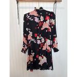 Ann Taylor  Blooms Ruffle Floral Shirtdress Long Sleeve Mini Career Womens Size S Photo 2
