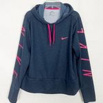 H&M Nike Dri-Fit Navy Blue Women's Pullover Hoodie Size Medium Photo 0