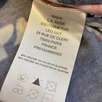 Leo Guy Navy Rose Floral Surplice Sweater Size 2 Photo 9