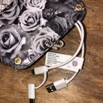 Adrienne Vittadini  studio gold lattice woven handheld travel/shopping wristlet Photo 4