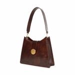 Elleme Cat Leather Bag‎ in Plum Brown Photo 1