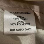 Parker Shannon Geo Embroidered Peplum Blouse Women's XS Black Tie Sleeve Photo 7