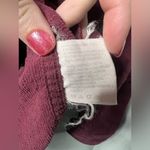 LF  Furst Of A Kind Burgundy Ribbed Distressed Flannel Shirt Photo 8