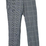 ZARA ‎ Gray & White Striped High Rise Cropped Pants Size S Photo 0