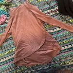 Brown Workout Pullover Photo 2