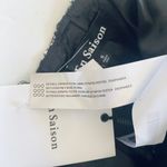 En Saison black and white tweed crop top Photo 9