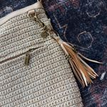The Sak NWOT  Lucia Tan Bamboo Static Crossbody Zip Bag Hand crochet purse Photo 1