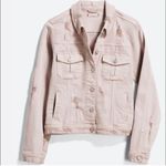 Dear John  Relaxed Annie Distressed Denim Jean Jacket Size Large Photo 11