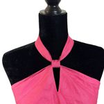 Loft  Linen Barbie Pink Halter Crop Top Size 8 NEW Photo 5