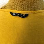 SheIn New Women's yellow t-shirt with ribbons - bow - scarf Photo 7
