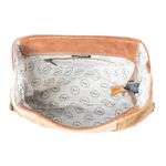 NWT Myra Bag Leather Cowhide Hairon Canvas Boho Backpack Bag Tan Photo 6