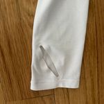 Athleta ‎ Top Womens Small White Back 1/4 Zip  Activewear Long Sleeve Thumbholes Photo 1