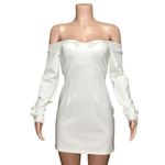 BHLDN  Gianna Off The Shoulder Mini Dress, Ivory, Small Photo 4