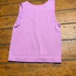 Wallflower Insta Smooth Ribbed V Neck Cropped Tank Top Lilac Size Small Pink Photo 2
