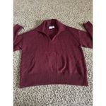 Old Navy Women's Maroon Polo Sweater Size small Photo 1