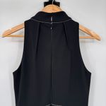 Badgley Mischka Old Money Jumpsuit sz 2 Black Rhinestone Trim Polyester NEW $189 Photo 7