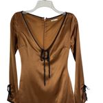 House Of CB Sakina Copper Satin Mini Dress Size XS Photo 5