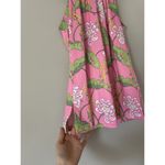 Gretchen Scott  Mystic Garden Tassell Tie Top In Pink Size XS Preppy Summer Photo 6