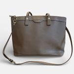 Henri Bendel  West 57th Saffiano Leather Satchel Crossbody Bag Double Handle Photo 2