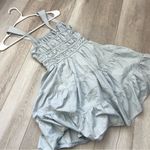 Sunday Best Dress milkmaid tiered mini martine poplin womens Blue (xsmall) girly Size XS Photo 3