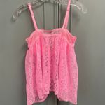 Victoria's Secret  NEW Pink Lace Flyaway Top 36C Tank Photo 3