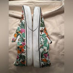 Vans  Floral slide on sneakers size 8 Photo 5