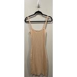 Lulus Beige Straps Sweater Bodycon Mini Dress Photo 2