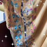 Harvé Benard NWT Harve’ Bernard embroidered poncho top. One Size Photo 3