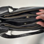 Rosetti  Black Pebbled Faux Vegan Leather Shoulder Bag Purse Compartments Pockets Photo 4