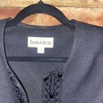 Danny & Nicole  Vintage Black Embellished Short Sleeve Blazer Women's Size 10 Photo 3