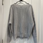 Nicole Miller  Gray Knit Sweater Size Large Photo 1