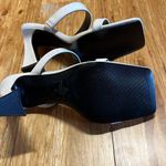 Nine West white open toe heels Photo 3