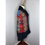 Peruvian Connection Vintage  Alpaca Knit Aztec Chunky Cardigan Sweater Large L Photo 3