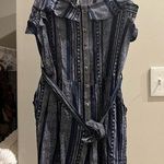 Hem & Thread  Blue Striped Jumpsuit Photo 0