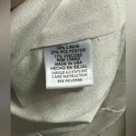 Lavender Brown White & Grey Striped Linen Lightweight Blazer Jacket | Size S Photo 10