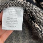 Joseph  Black and Tan Geometric Women's Poncho Photo 4