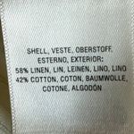 Anthropologie Pinstripe Palm Beach Belted Crop Pants Cream Size 10 Photo 10