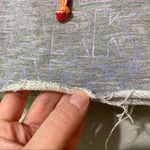 Ivy Park  Grey Cropped Logo Front Hoodie Sweatshirt XXS Photo 3